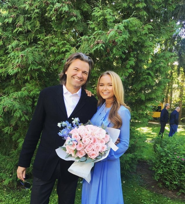 Дмитрий Маликов с дочкой