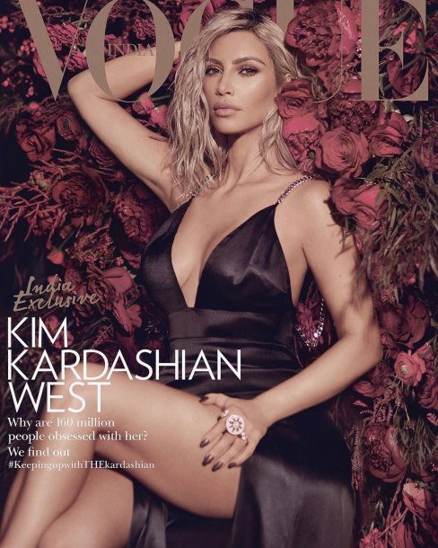 Ким Кардашьян Vogue Индия
