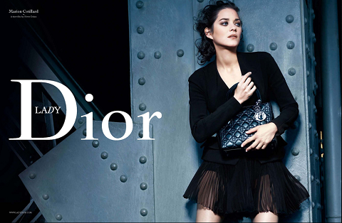 Сумка от Марион Котийяр для Dior