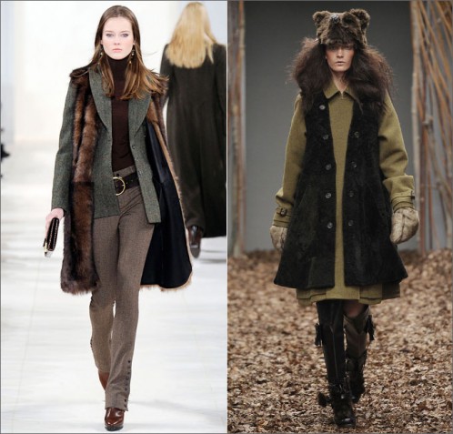 Мода осень-зима 2012/2013: меховые жилетки 