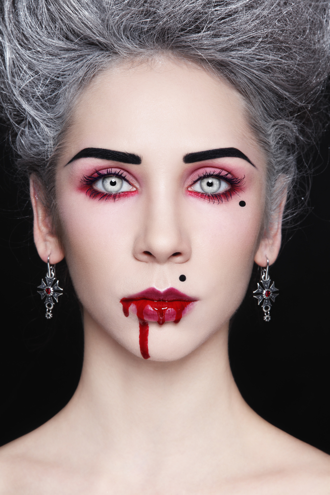 макияж вампирши 