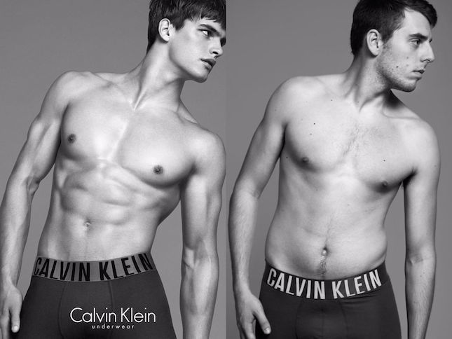 Обычные парни для Calvin Klein
