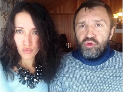Сергей Шнуров с женой