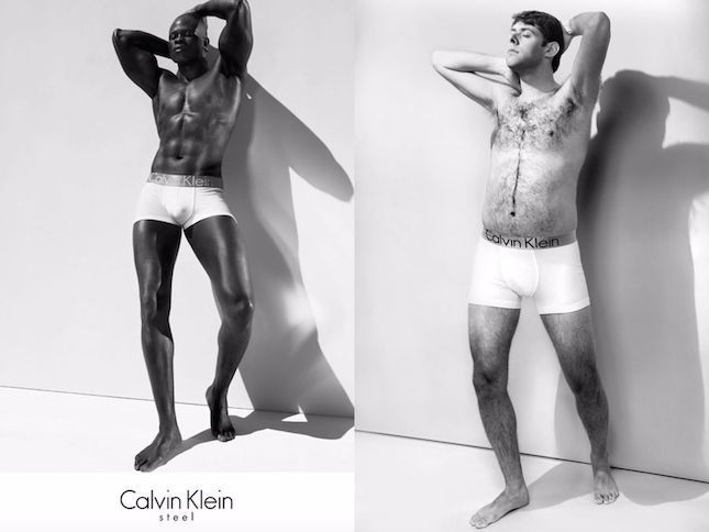 Обычные парни для Calvin Klein